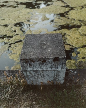 Peter Riedlinger, Blauer Block, aus: Naturschwimmbad, Göschweil